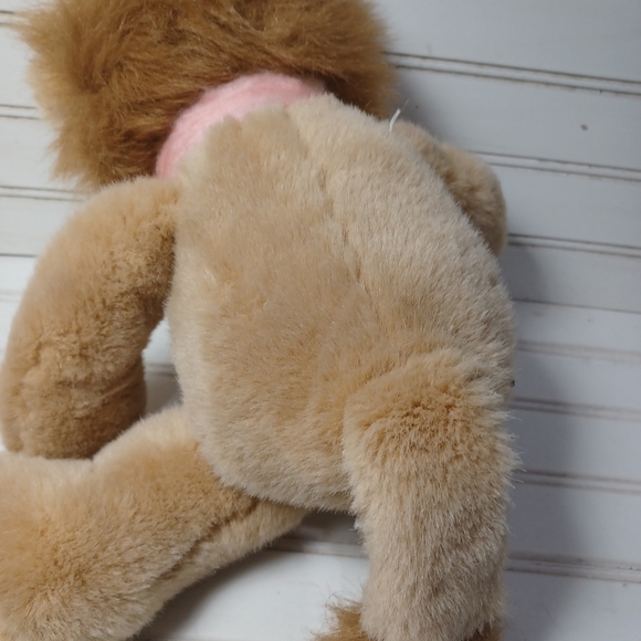 Vintage Lion Plush Stuffed Animal Short Main Safari Zoo 1993. Condition is pre-o - Picture 7 of 9